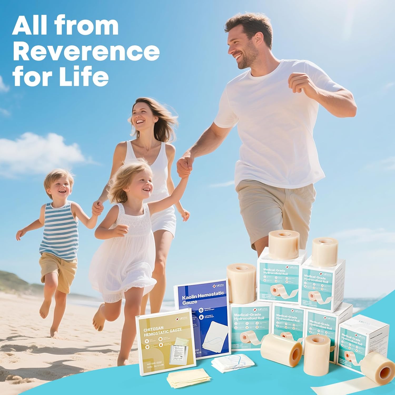 LIFARA Custom Hydrocolloid Bandage Roll™