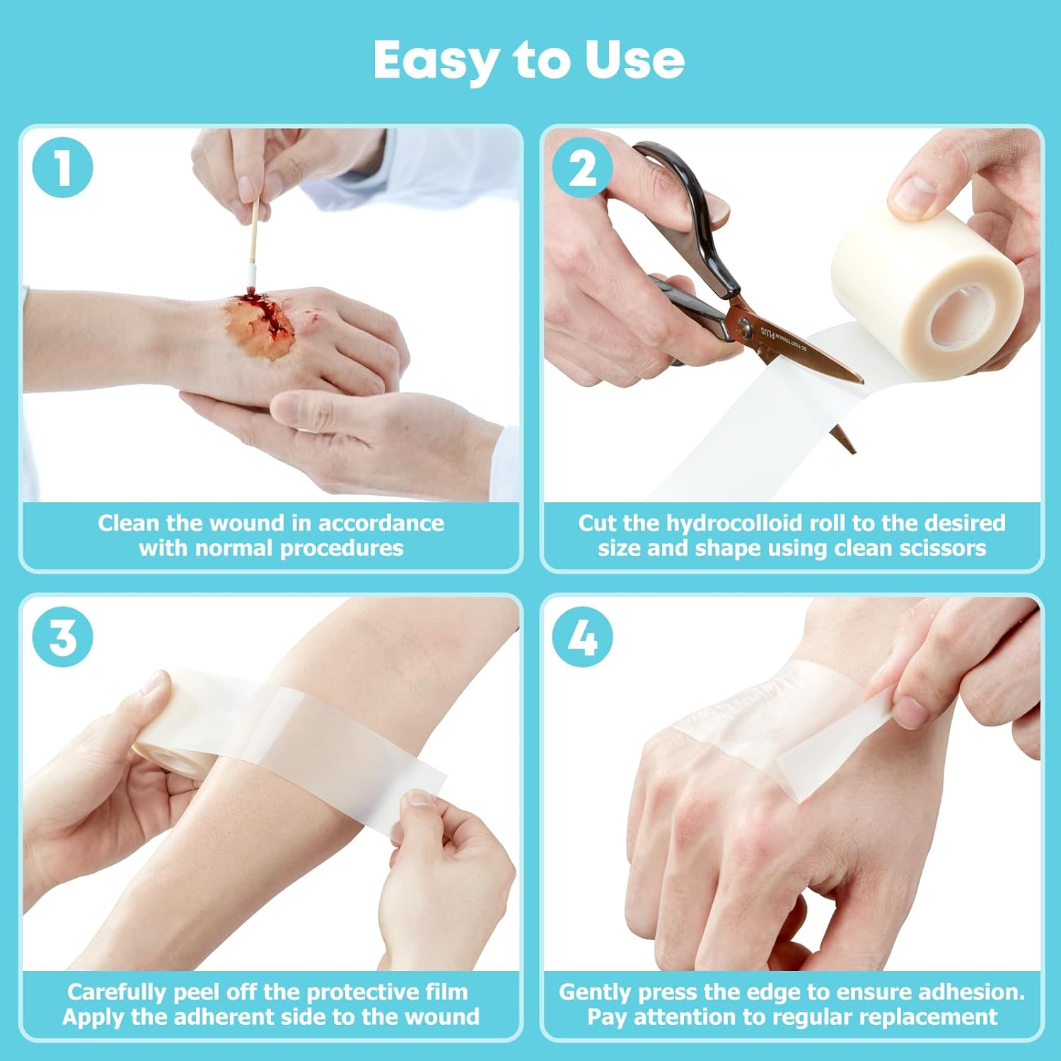 LIFARA Custom Hydrocolloid Bandage Roll™